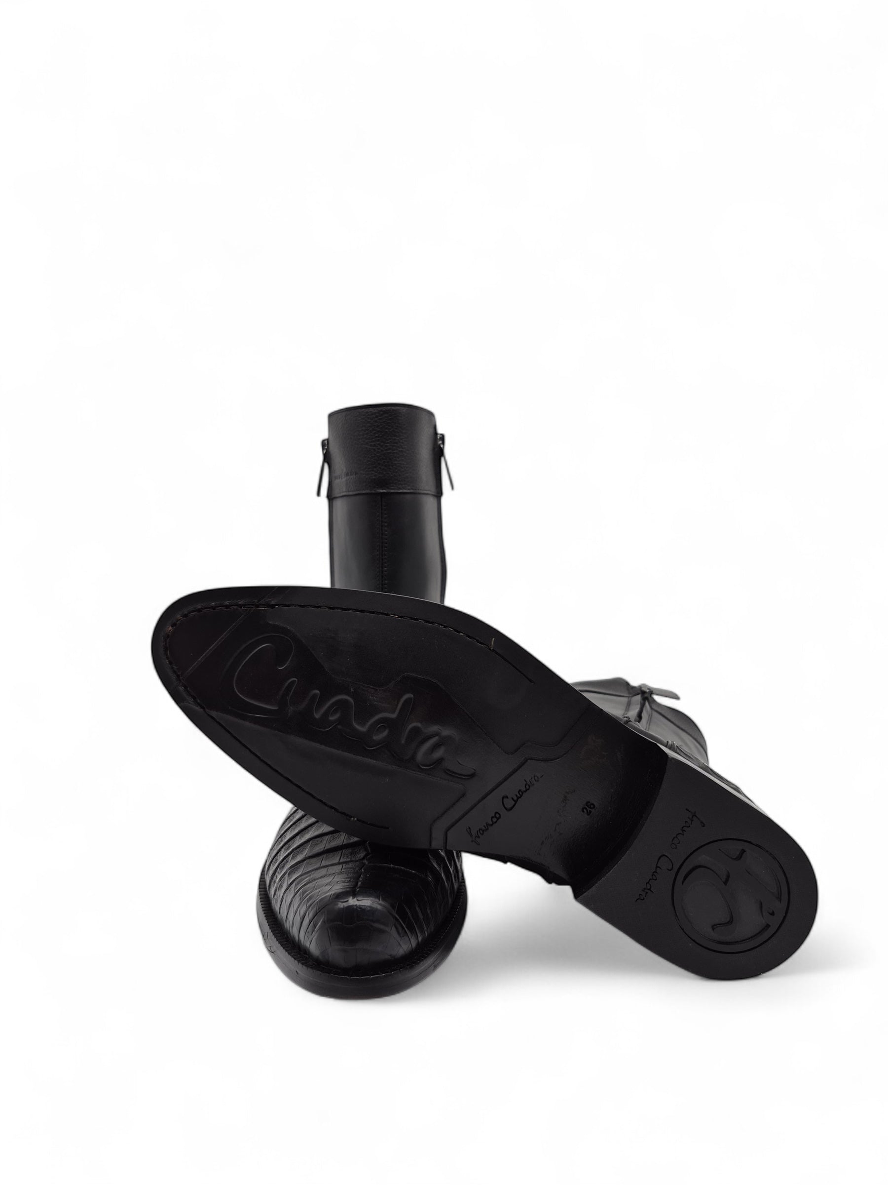 CA BOTAS CUADRA CAIMAN NEGRO PUNTA REDONDA FC865