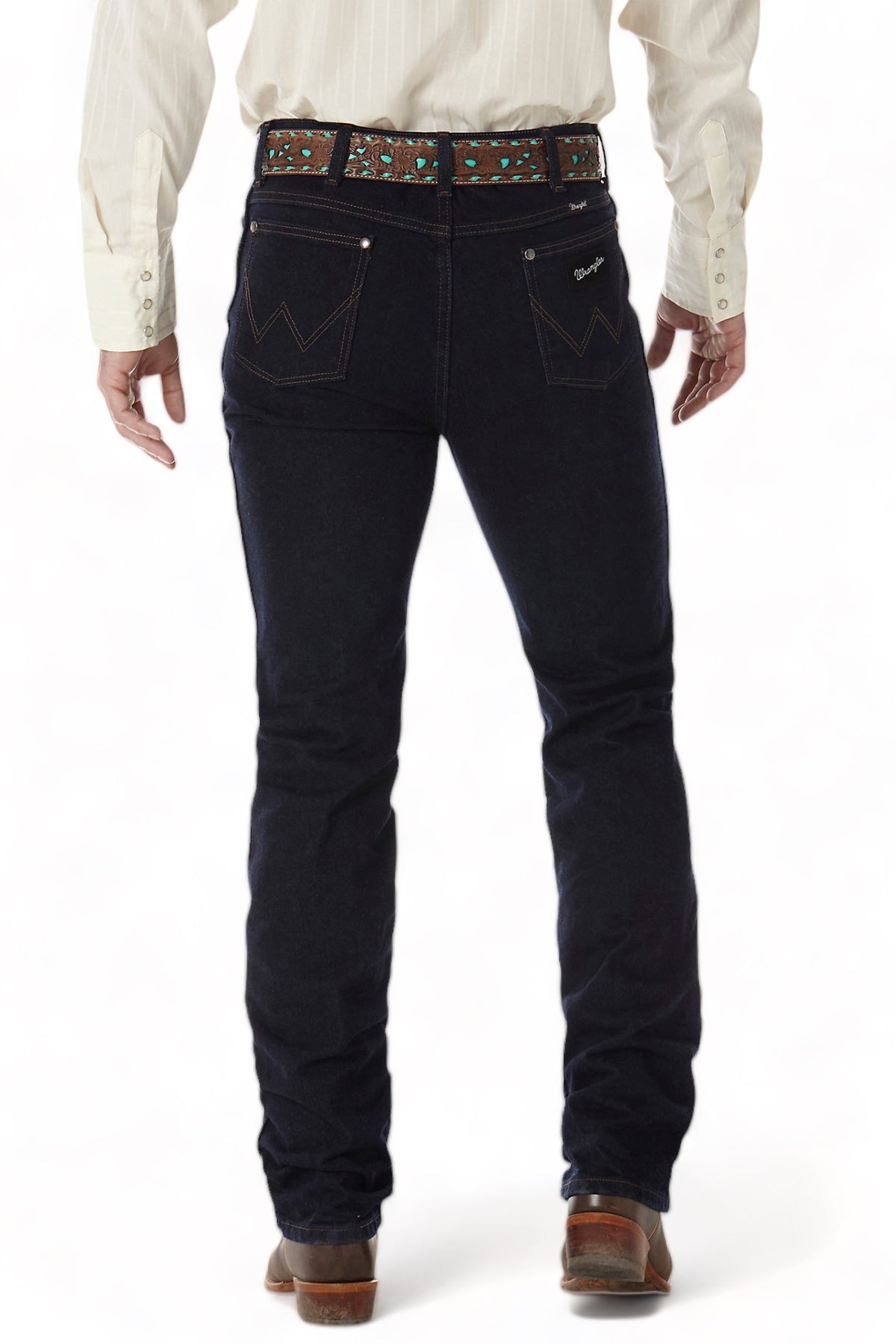 PANTALÓN WRANGLER 933SEDD CORTE VAQUERO EDICIÓN PLATEADA AJUSTADO DENIM OSCURO