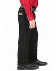 KS PANTALÓN WRANGLER 13MWJBK VAQUERO CORTE VAQUERO NIÑO NEGRO