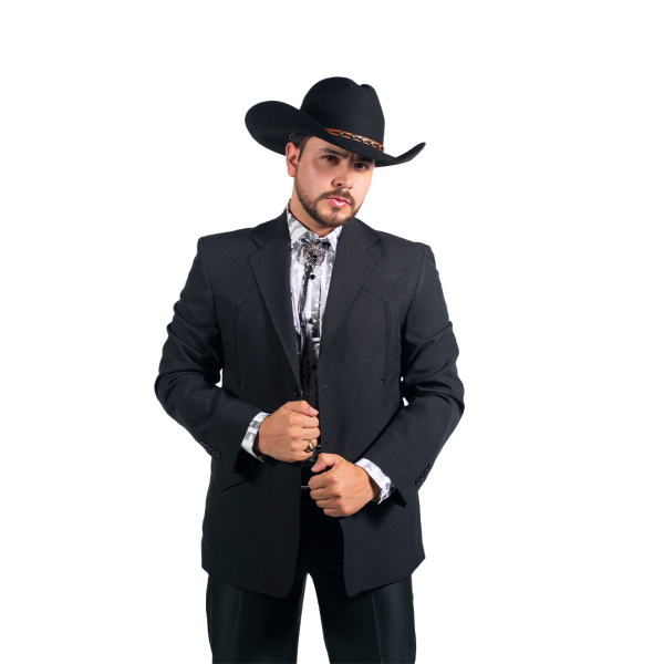 CA SACO TRAJES WESTER NGP-101 NEGRO POLIÉSTER