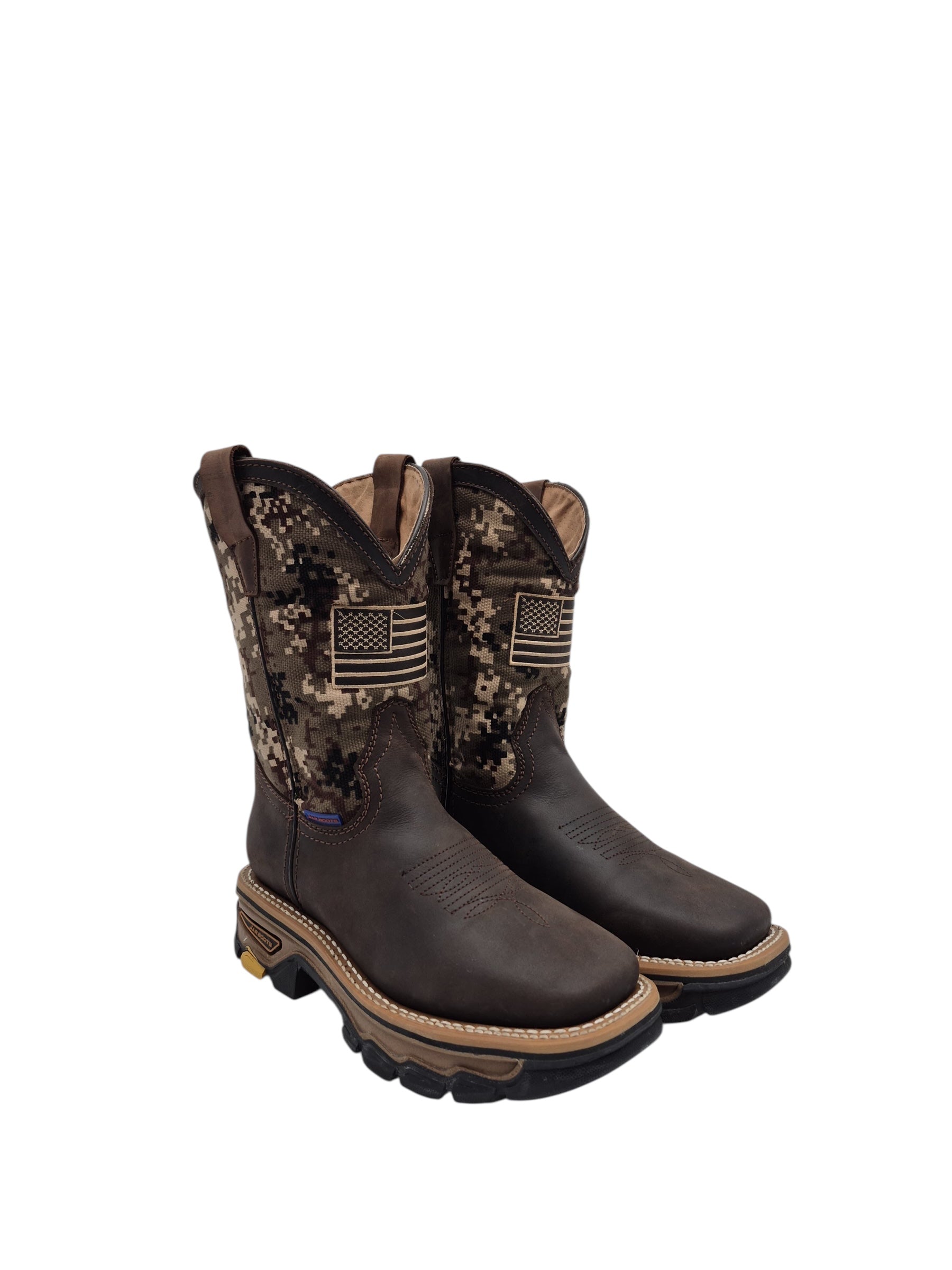 CA BOTA TRABAJO JAR BOOTS 6285 JAR BAR BANDERA USA