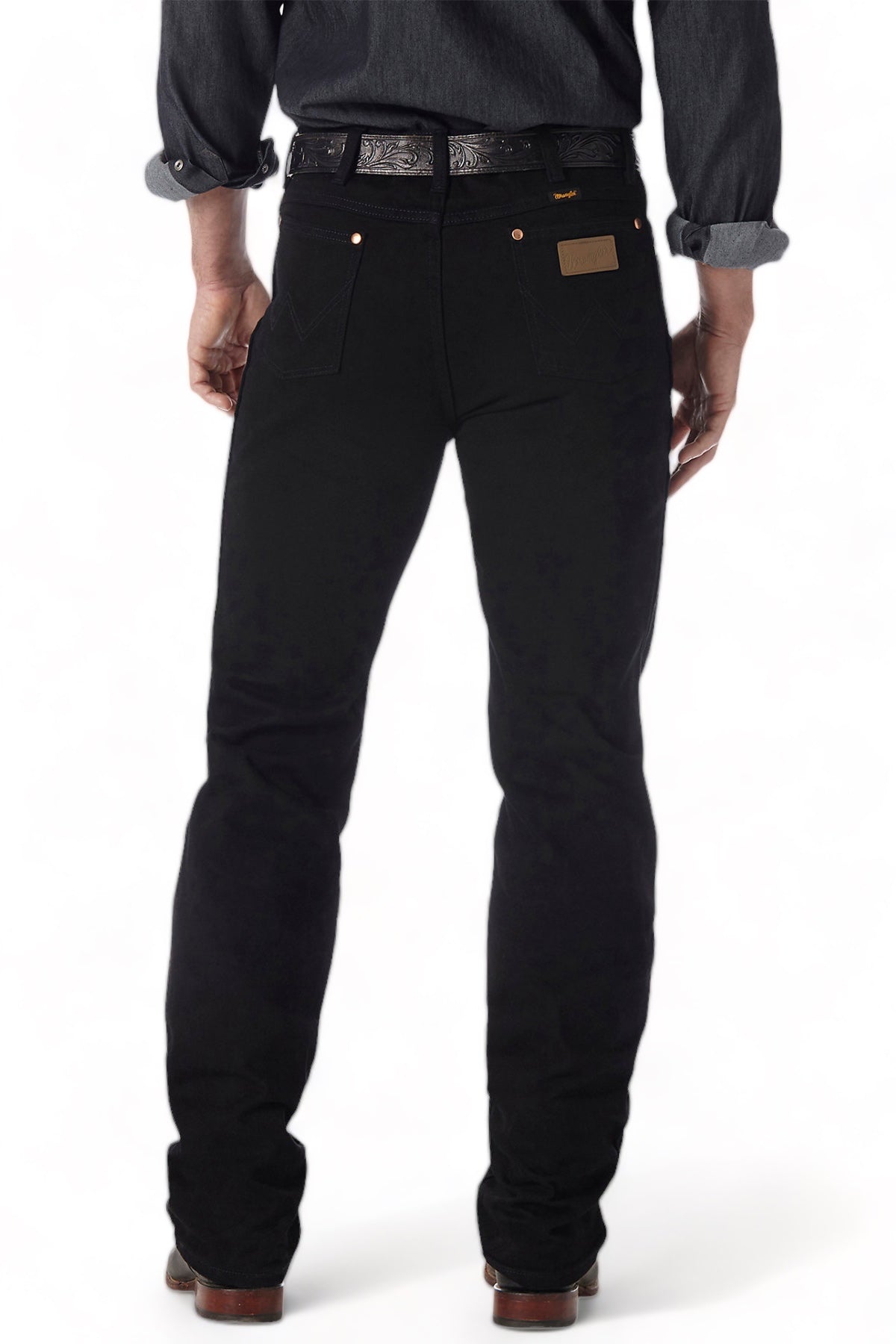 CA PANTALÓN WRANGLER 936WBK VAQUERO CORTE VAQUERO SLIM FIT NEGRO