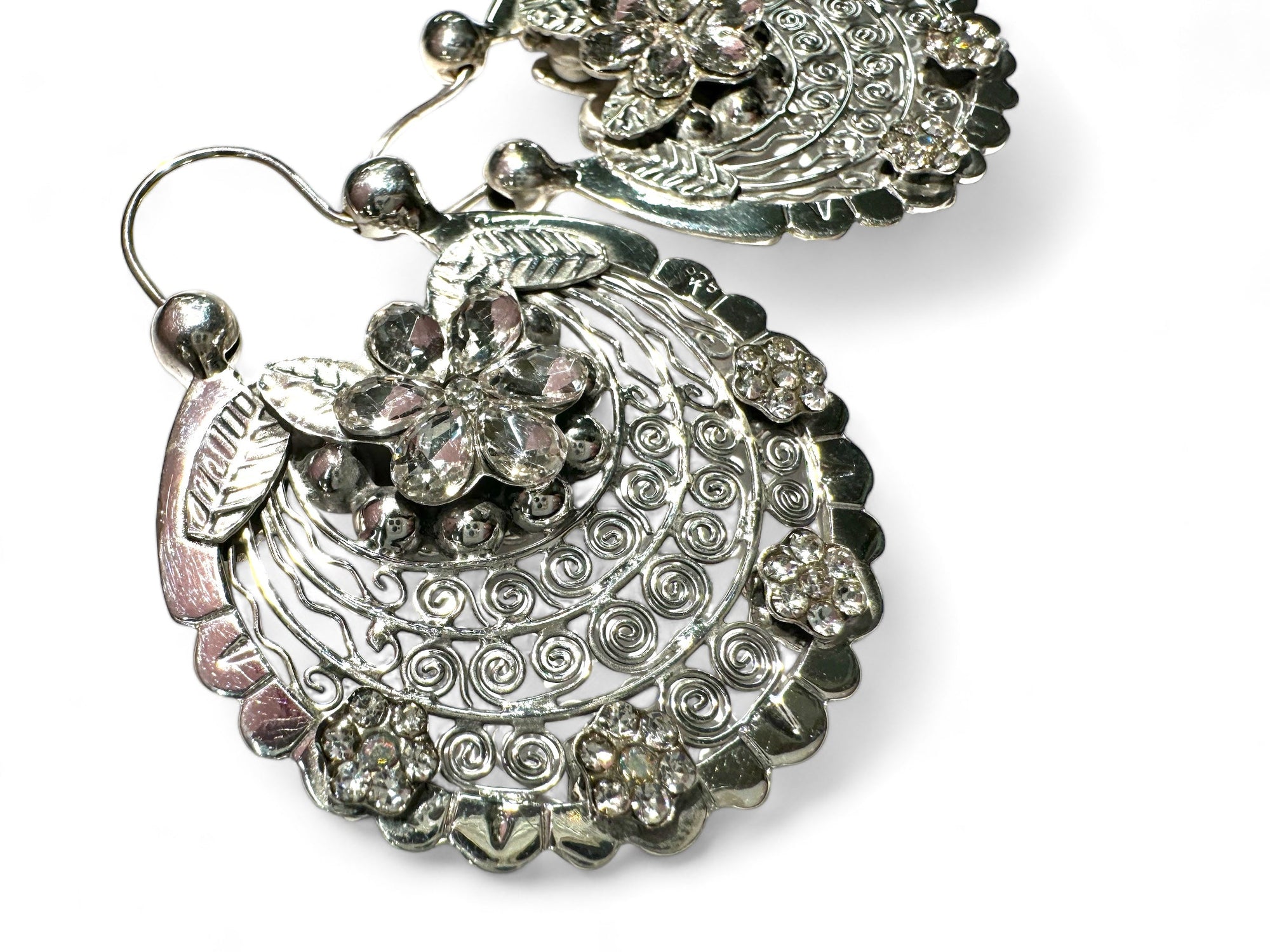 ARRACADA JEREZANA NO 10 CRISTAL PLATA