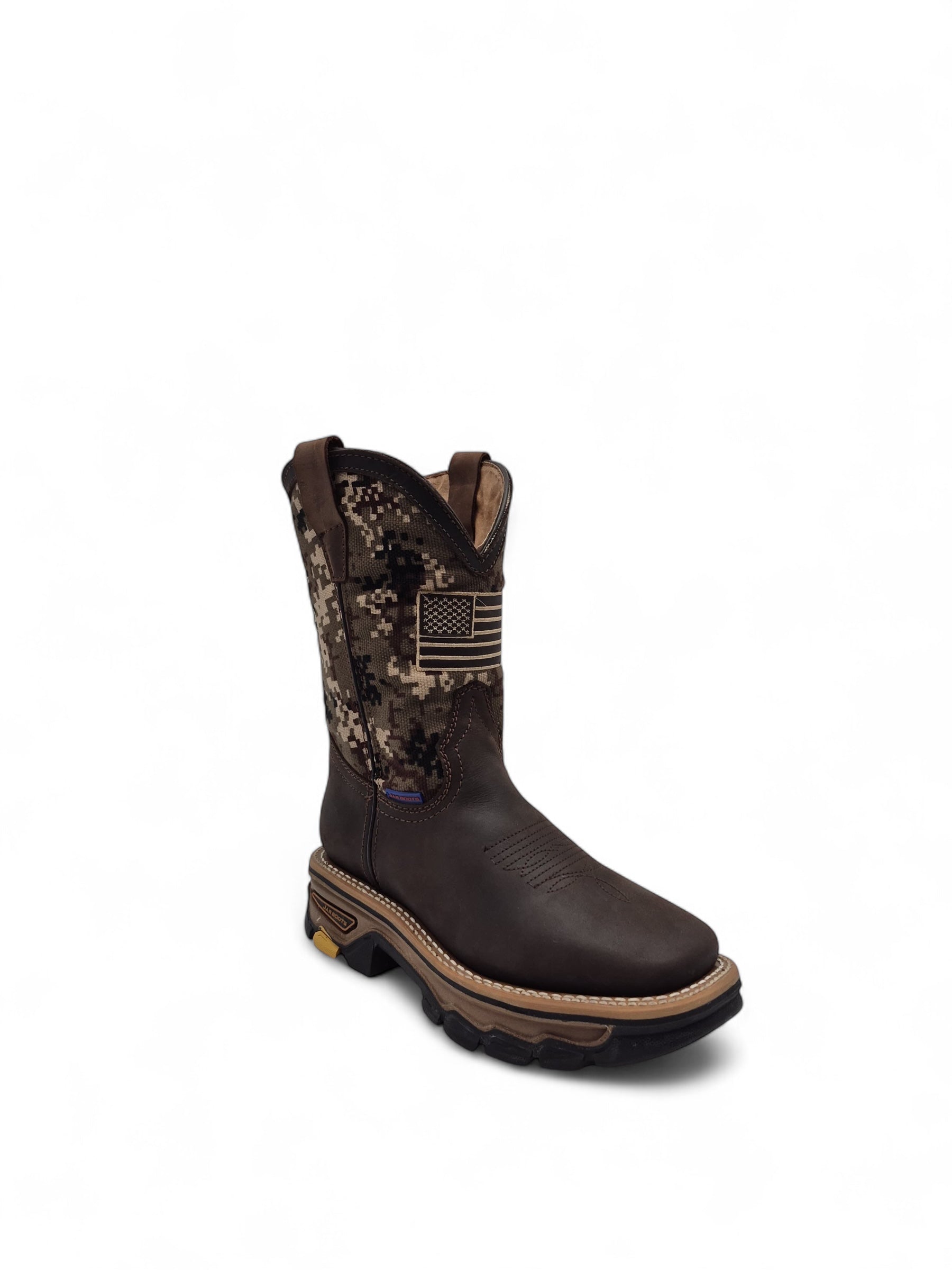 CA BOTA TRABAJO JAR BOOTS 6285 JAR BAR BANDERA USA