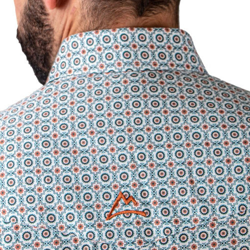 CA CAMISA DENVER CHH146 FLORES COLORES