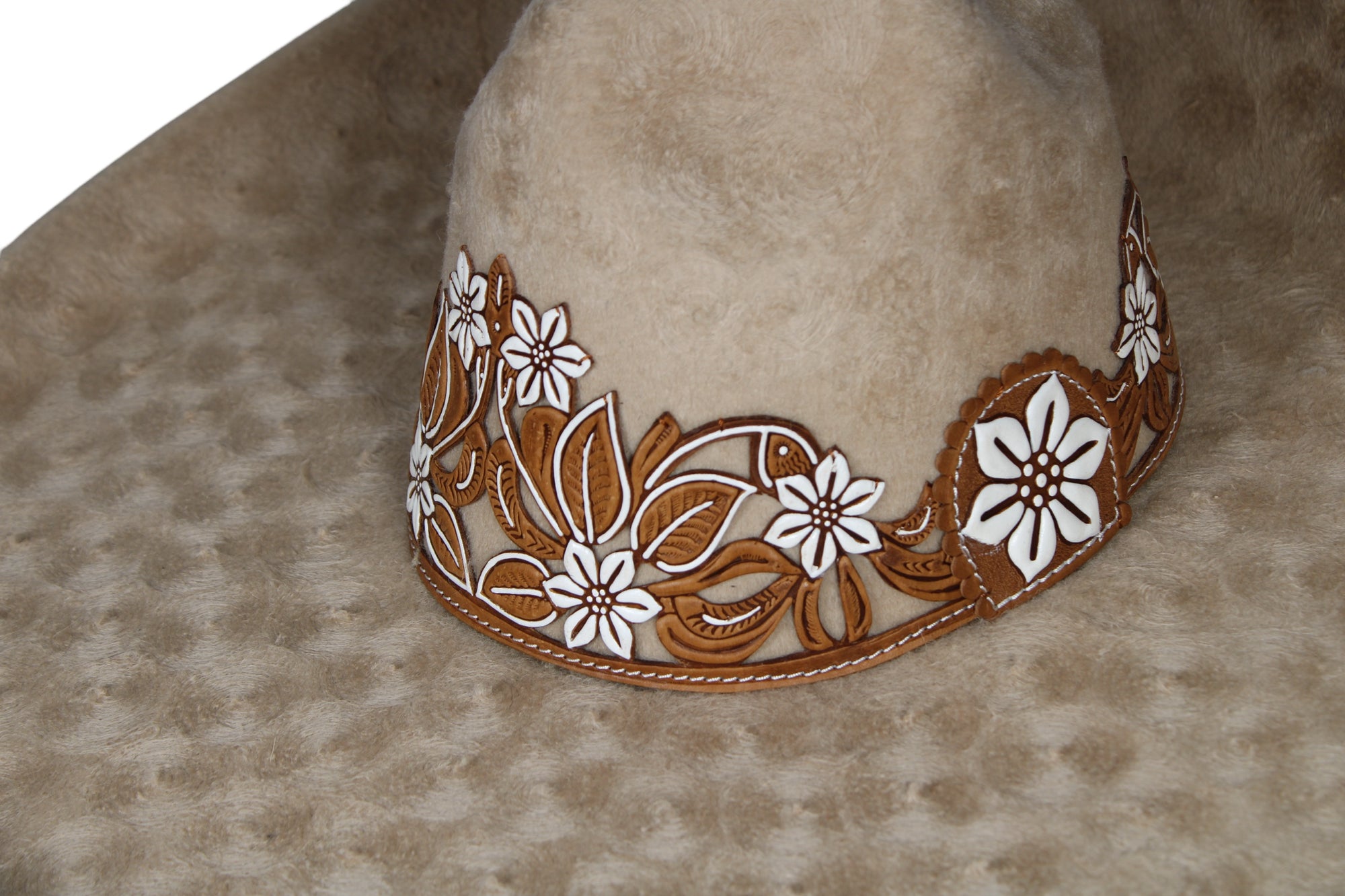 SOMBRERO CHARRO LANA TOQUILLA CALADA