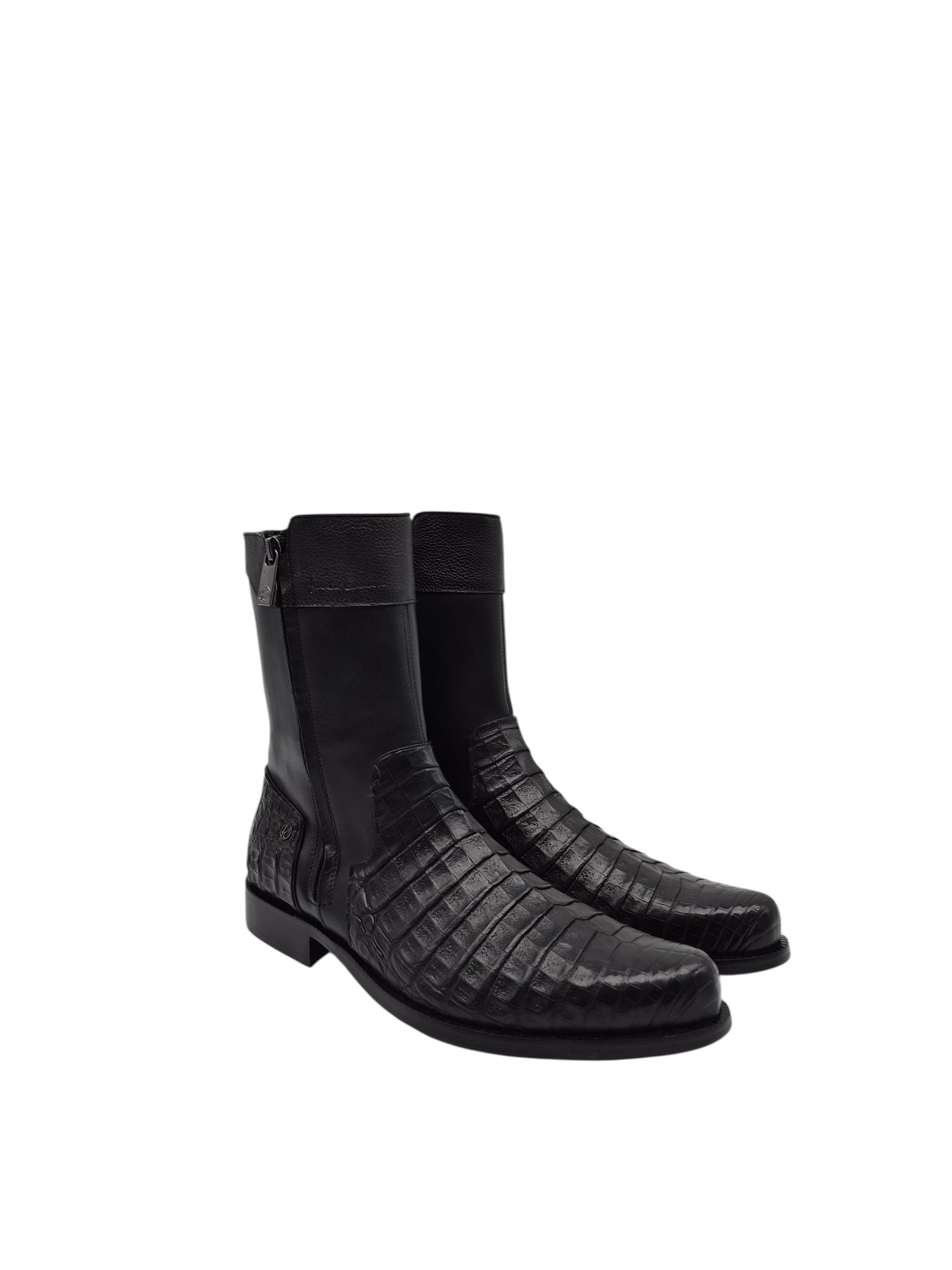 CA BOTAS CUADRA CAIMAN NEGRO PUNTA REDONDA FC865