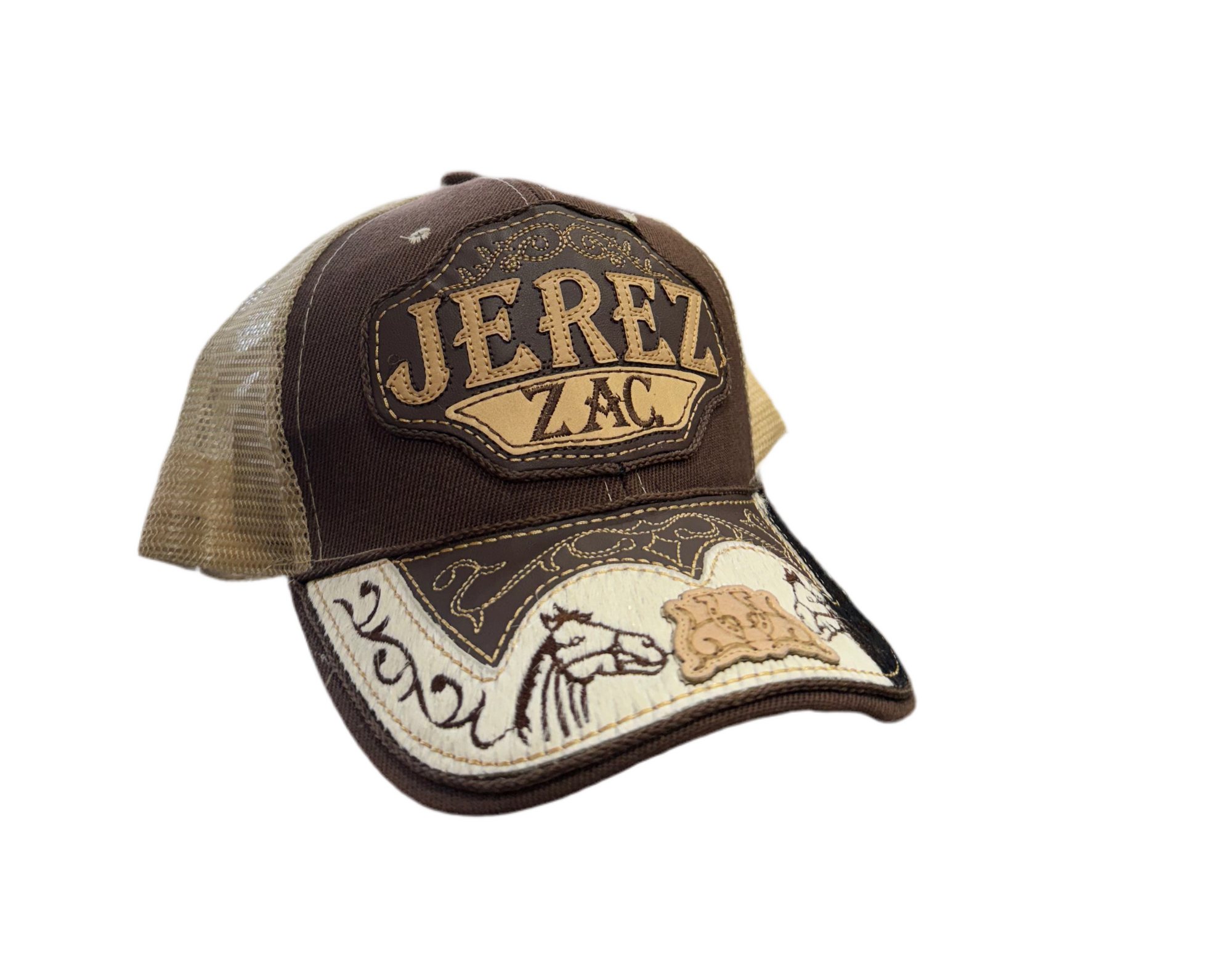 SOMBREROS JEREZ ZAC PIEL VACUNA DOBLE CABALLO