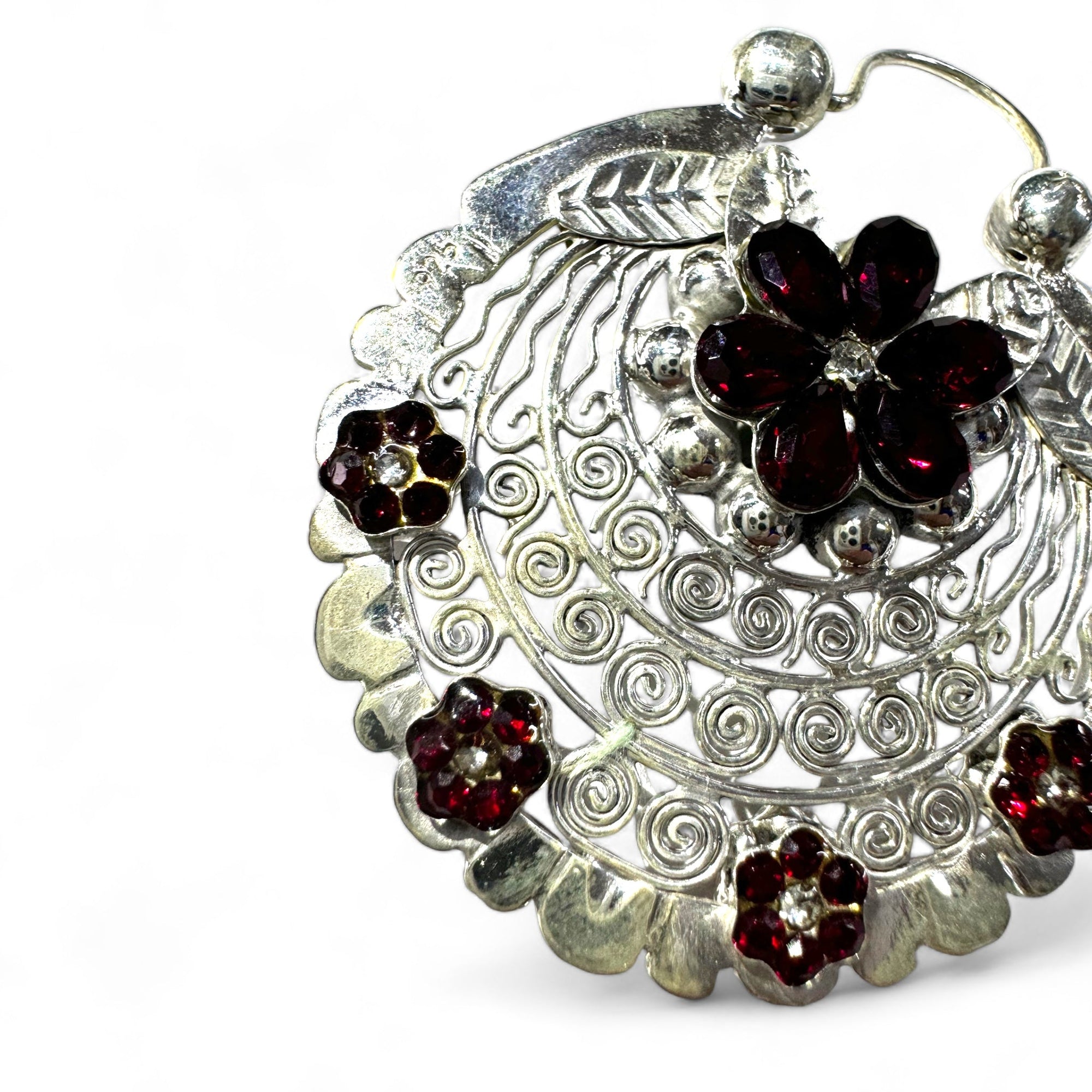 ARRACADA JEREZANA NO 10 CRISTAL PLATA