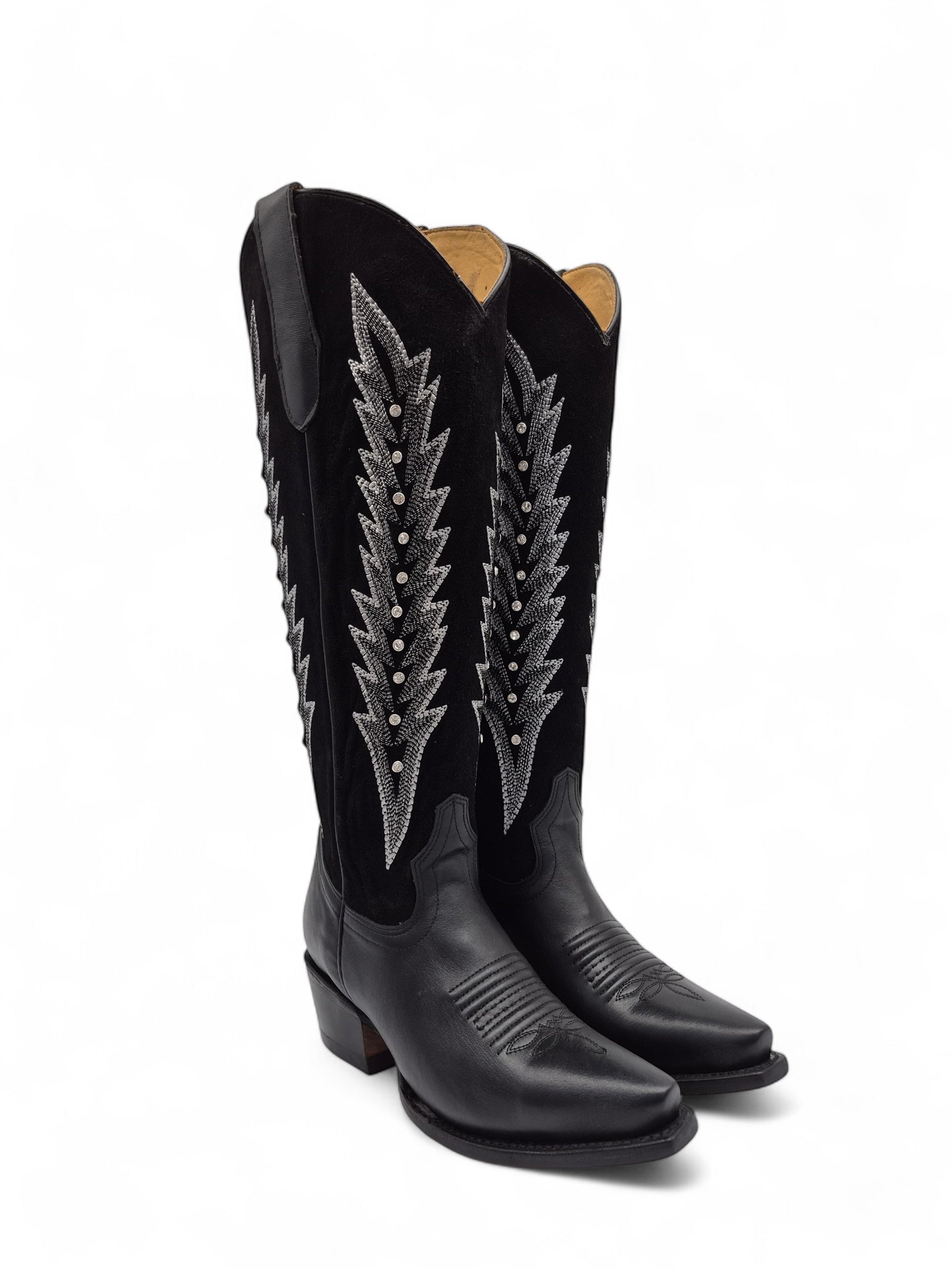 DA BOTA REGINA GLASEADO T/AlLTO NEGRO