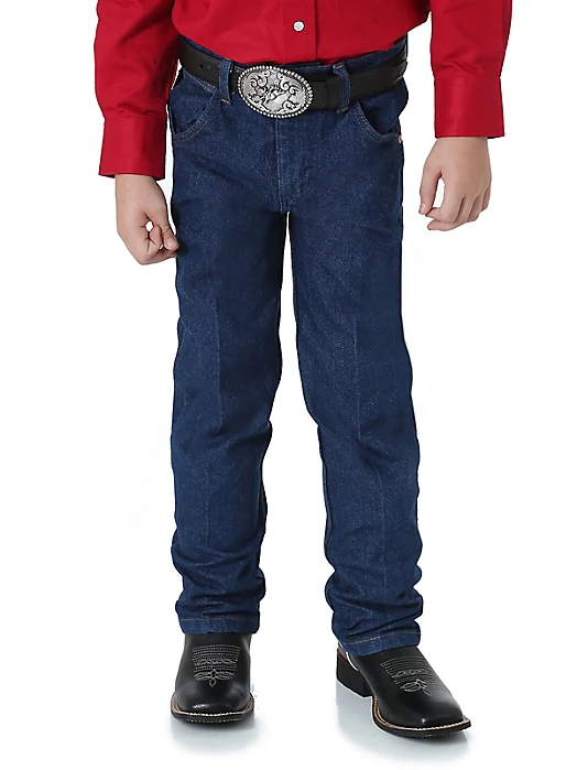 KS PANTALÓN WRANGLER 13MWZJP VAQUERO CORTE VAQUERO NIÑO ÍNDIGO