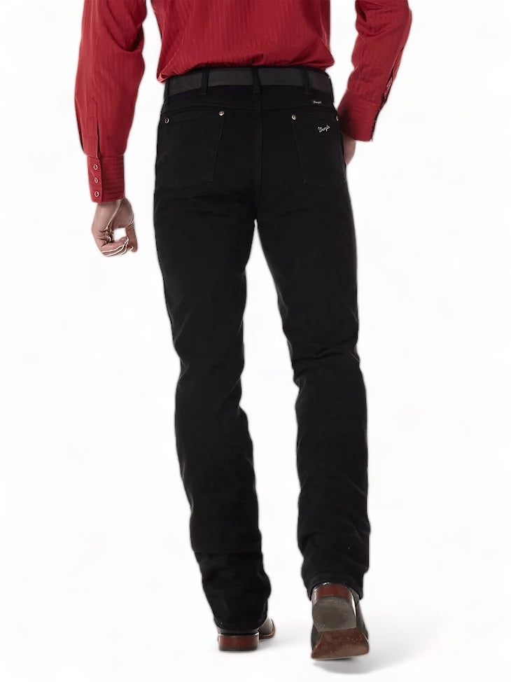 PANTALÓN WRANGLER 933SEWK CORTE VAQUERO EDICIÓN PLATEADA AJUSTADO NEGRO