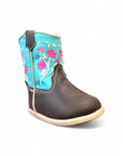BOTAS DE BEBÉ KS BOTAS DE FRASCO FLORES ROSA