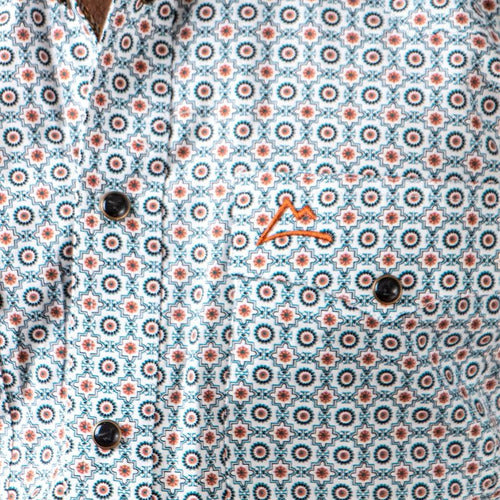 CA CAMISA DENVER CHH146 FLORES COLORES