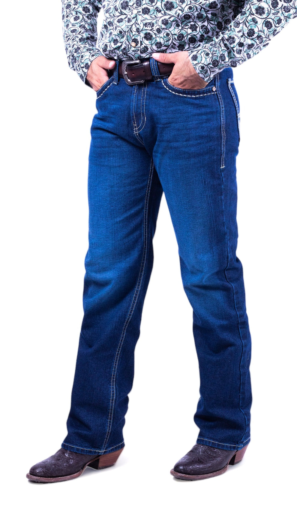 CA DENVER JH004 JEANS DE CORTE VAQUERO AZUL OSCURO