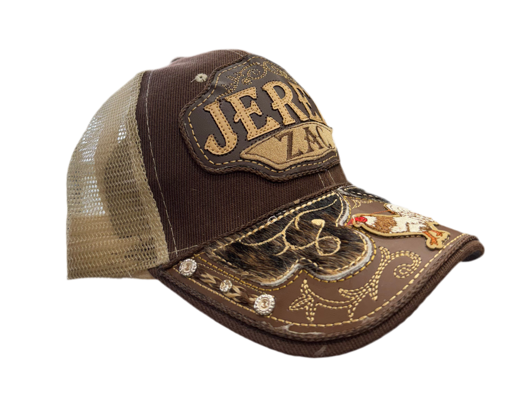 SOMBREROS JEREZ ZAC PIEL VACUNA GALLO