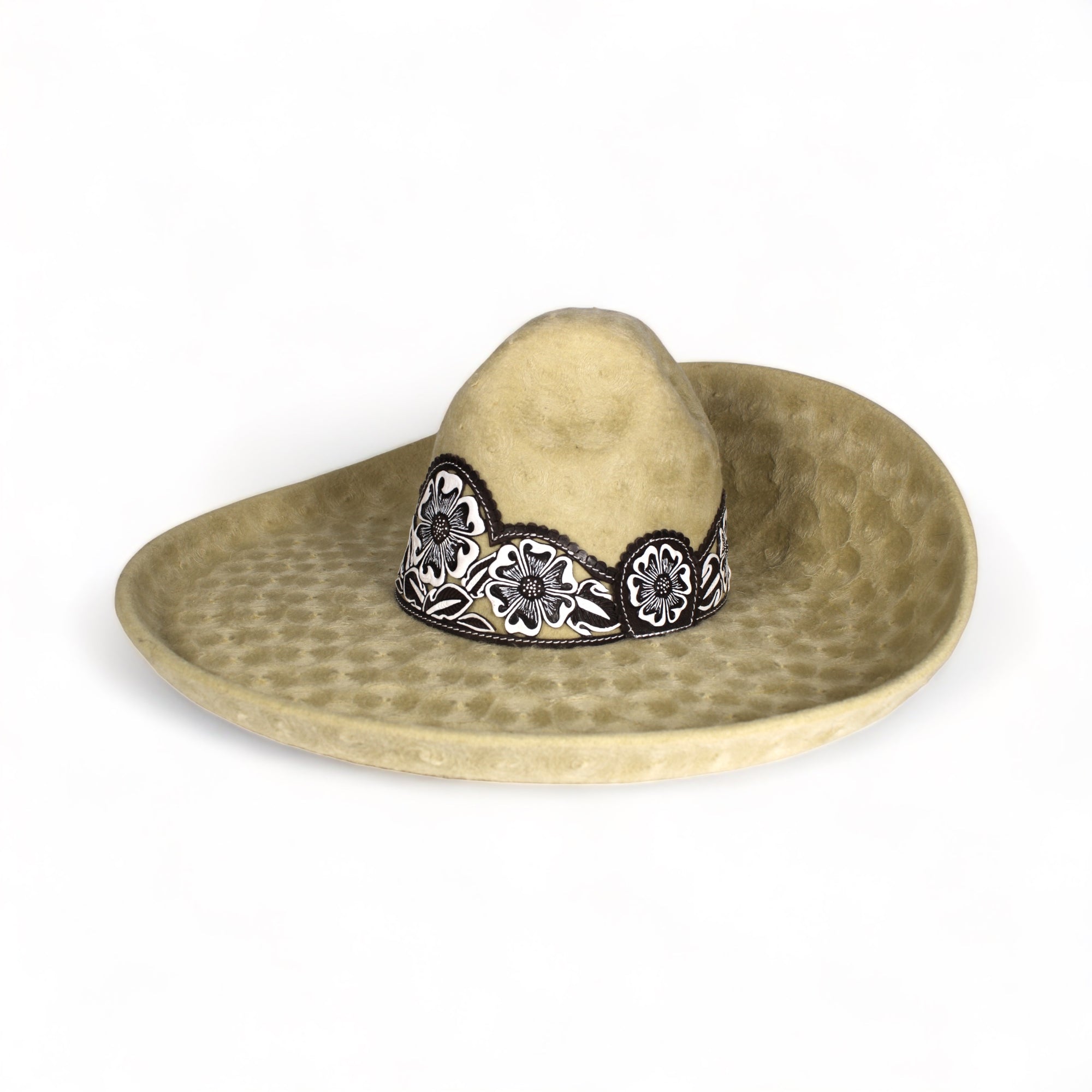 SOMBRERO CHARRO LANA TOQUILLA CALADA