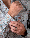 CA CAMISA DENVER CHH146 FLORES COLORES