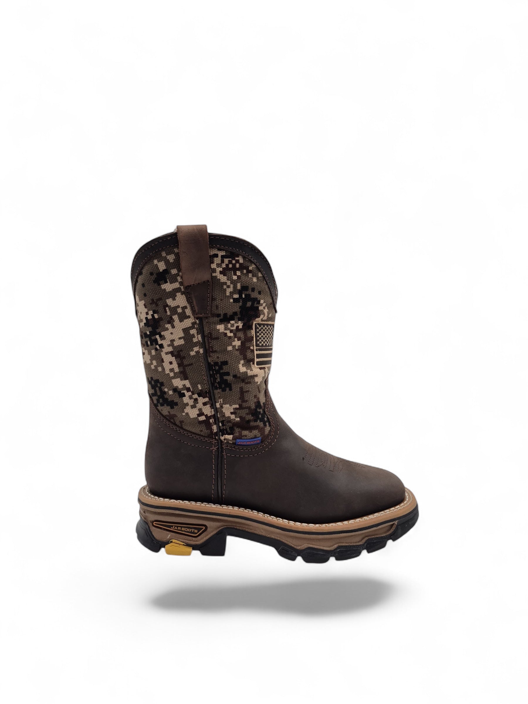 CA BOTA TRABAJO JAR BOOTS 6285 JAR BAR BANDERA USA