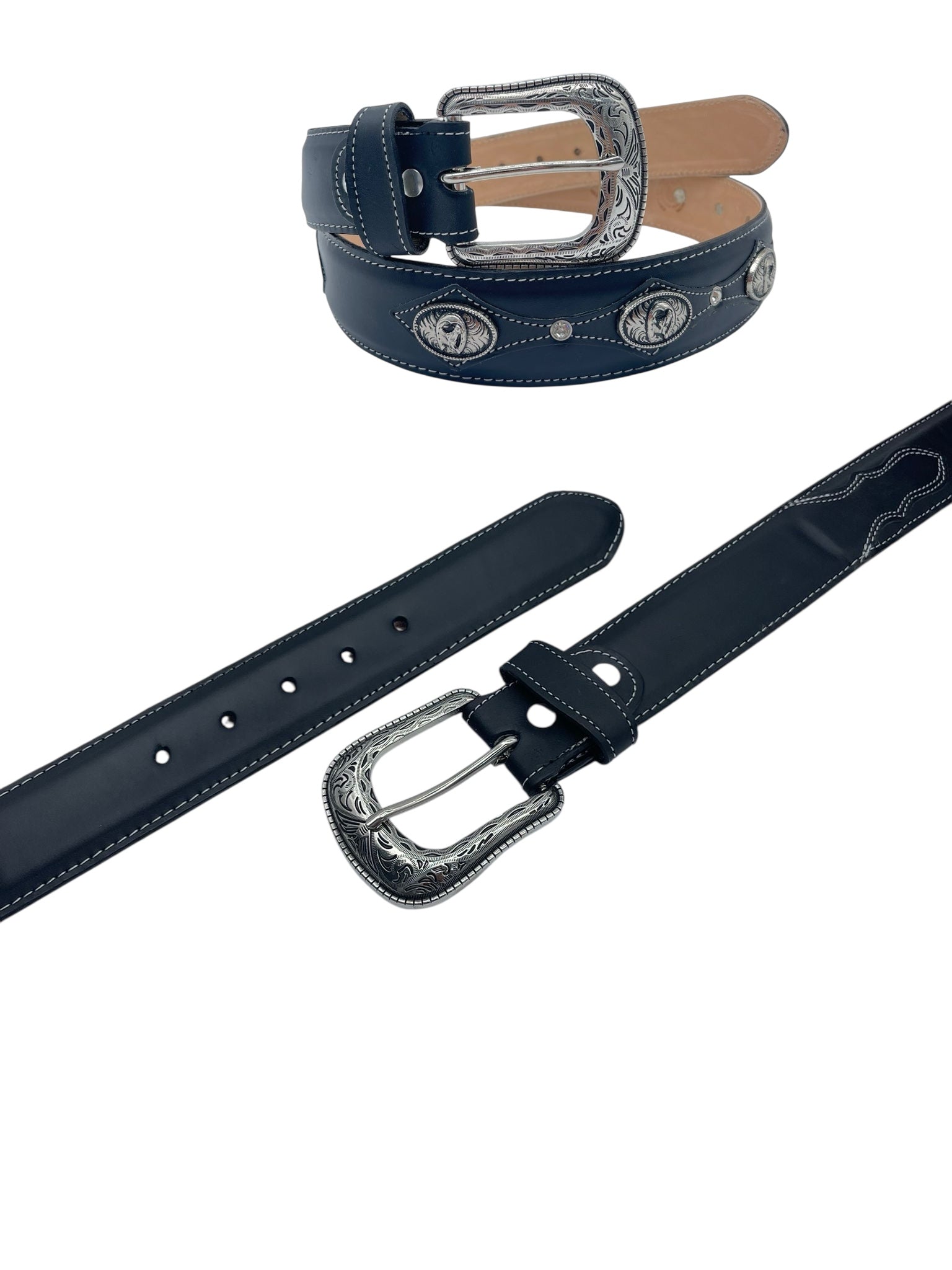 CA CINTO TEXANO NAPA NEGRO CABALLO