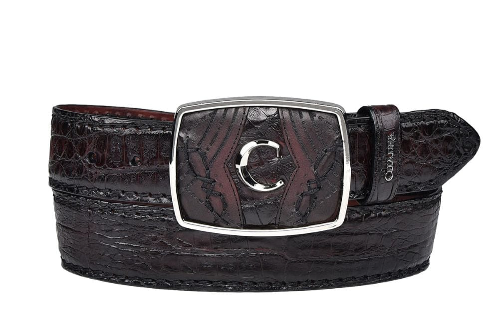 CA CINTO CUADRA CAIMAN CEREZA NEGRA BC344