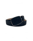 CA CINTO TEXANO PITHON BUCK NEGRO