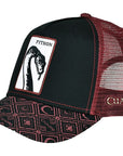 SOMBREROS CUADRA PITÓN ROJO CC106