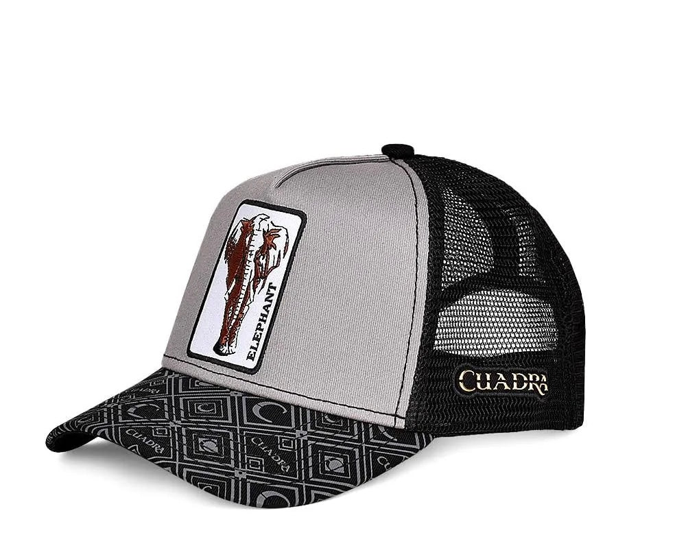 GORROS CUADRA ELEFANTE GRIS CC104