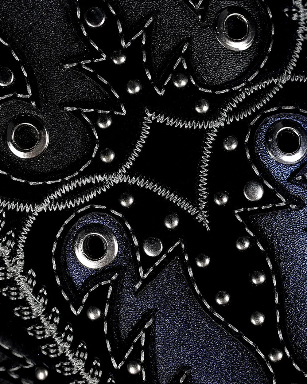 DA BOTA CUADRA BORDADO NEGRO CU870