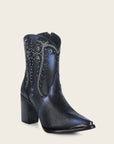 DA BOTA CUADRA BORDADO NEGRO CU870