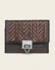 DA BILLETERA CUADRA CHOCOLATE DU671