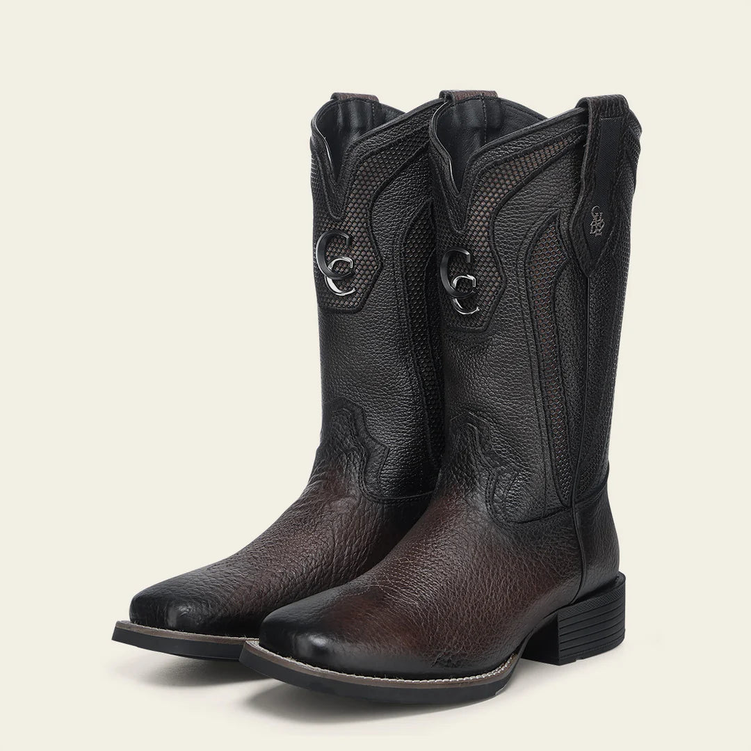 CA BOTA CUADRA MARRÓN AMERICAN BISONTE CU983