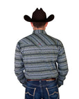 CA CAMISA DENVER FLECHAS AZTEC AZUL CHH209