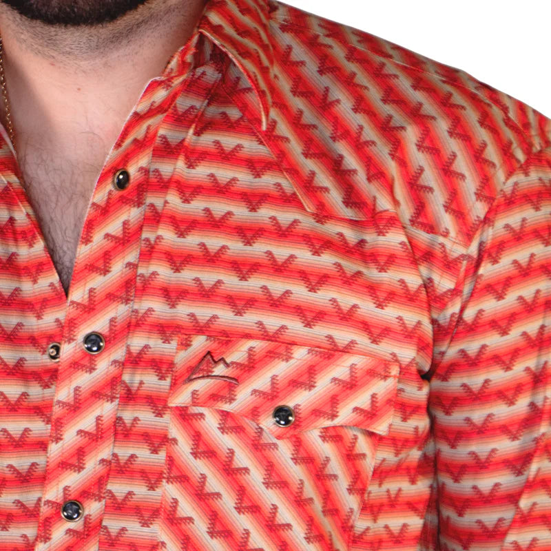 CA CAMISA DENVER ETNICO ROJO CHH202