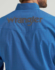 CA WRANGLER LOGO BLUE LONG SLEEVE