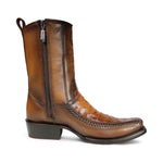 CA BOTA CUADRA CHESTNUT OSTRICH CU804