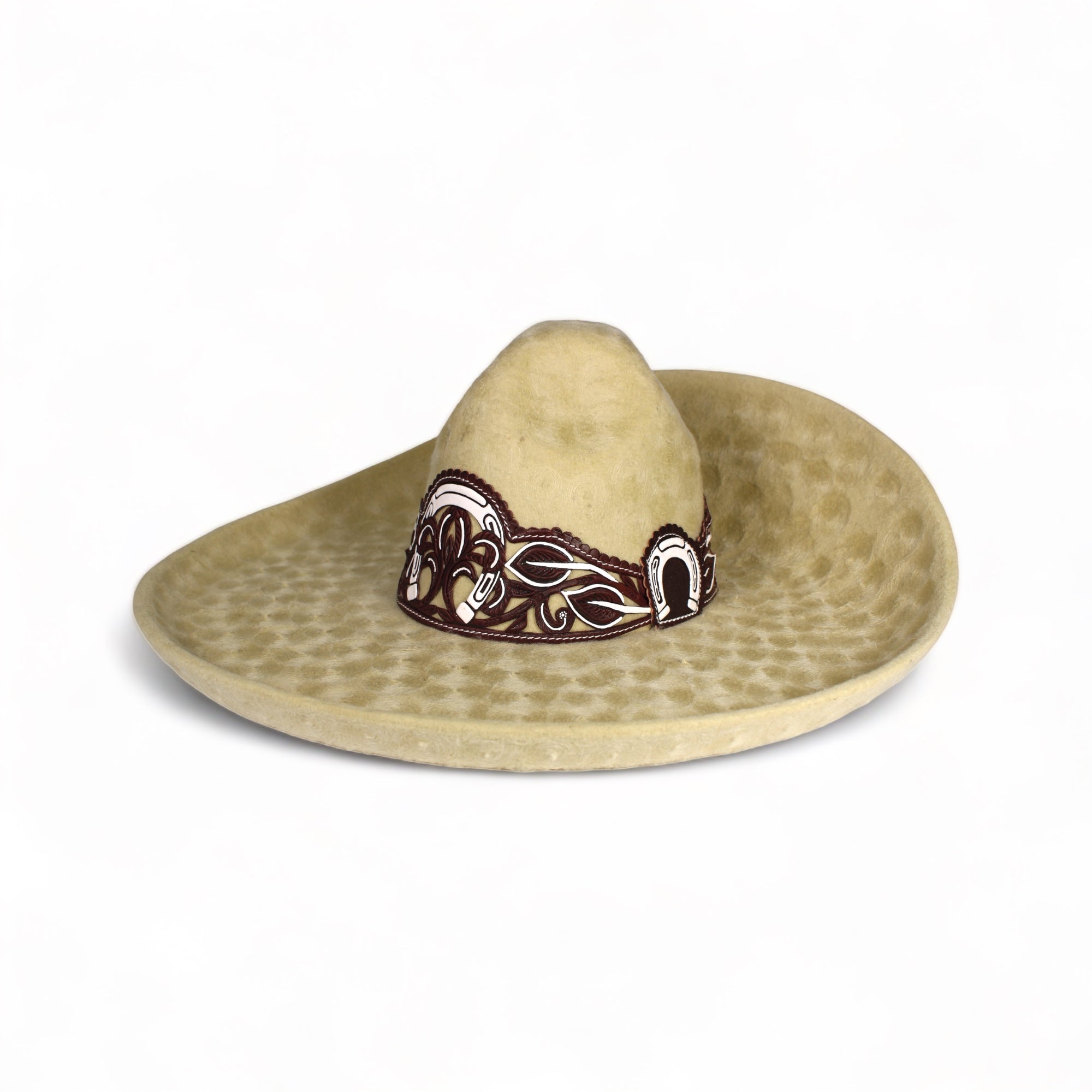 SOMBRERO CHARRO LANA TOQUILLA CALADA