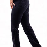 DA ICY DENVER DM027 HIGH RISE STRAIGHT JEANS BLACK