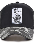 SOMBREROS CUADRA CAIMÁN NEGRO CC110