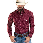 CA CAMISA DENVER CHH158 EST BURGOÑA