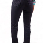 DA ICY DENVER DM027 HIGH RISE STRAIGHT JEANS BLACK