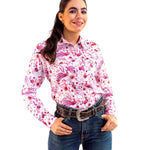 DA CAMISA DENVER CM106 EST PAVO REAL ROSA