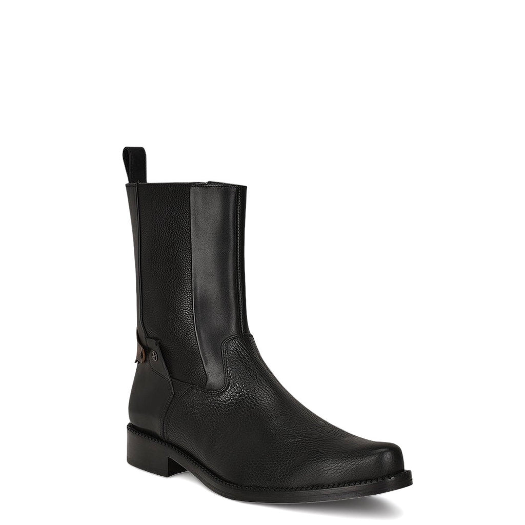 CA BOTA CUADRA VENADO GENUINA NEGRO FC659