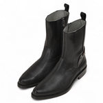 CA BOTA CUADRA VENADO GENUINA NEGRO FC659