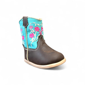 KS BABY BOOTS JAR BOOTS FLORES ROSA