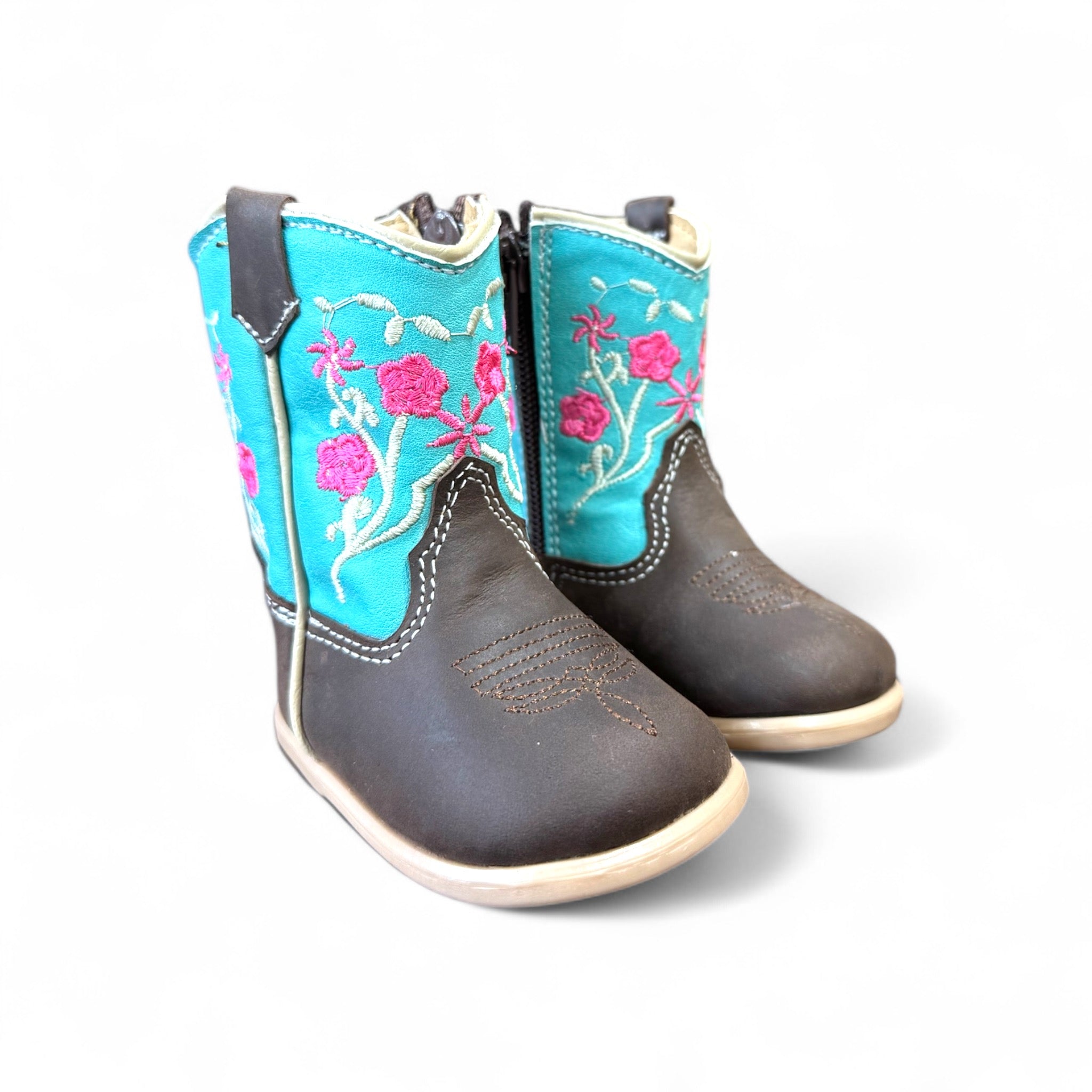 KS BABY BOOTS JAR BOOTS FLORES ROSA