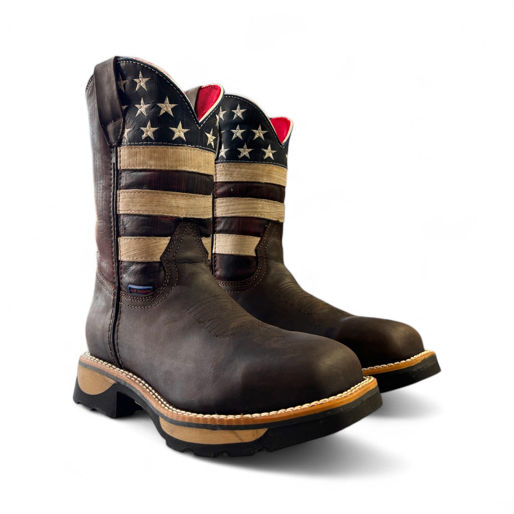 CA BOTA TRABAJO JAR BOOTS 6568 C/ACERO BANDERA USA