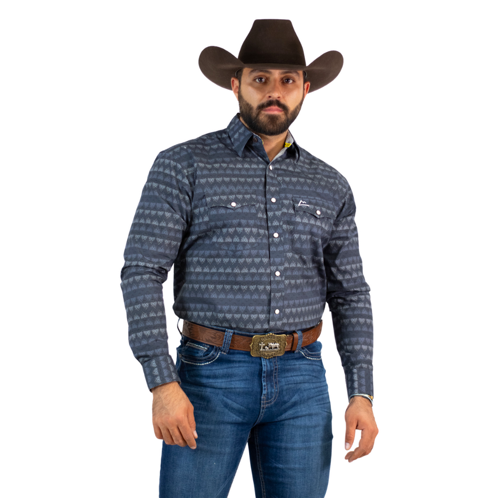 CA CAMISA DENVER CHH181  AZUL AGAVE