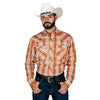 CA CAMISA DENVER CHH190 FRANJAS NARANJA