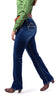 DA ICY DENVER DM028 HIGH RISE STRAIGHT JEANS SPACE